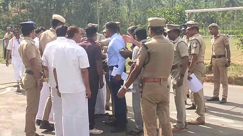 രാഹുലിനെ സ്വീകരിക്കാനെത്തിയ എംഎൽഎമാരെ തമിഴ്നാട് പൊലീസ് തടഞ്ഞു; സംഘർഷം