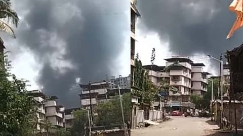 സ്ഫോടനമുണ്ടായ ഫാക്റ്ററി