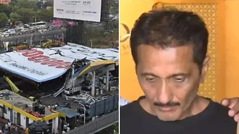 Mumbai billboard accident Owner under crime branch arrest