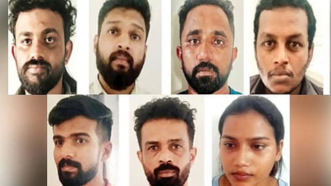 എംഡിഎംഎയും മാരകായുധങ്ങളുമായി യുവതി അടക്കമുള്ള ഗുണ്ടാസംഘം പിടിയിൽ