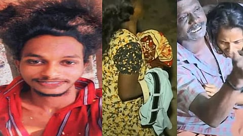 മരിച്ച അഖിൽ, കൊല്ലപ്പെട്ട യുവാവിന്റെ ബന്ധുക്കൾ