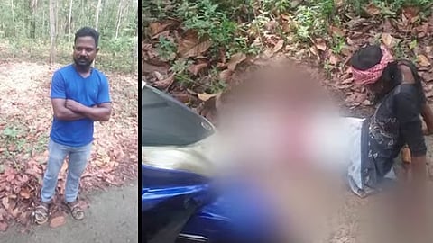 husband brutally beating his wife thiruvananthapuram