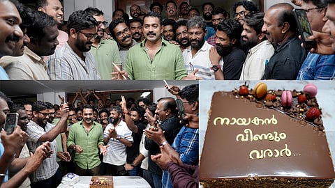 നായകൻ വീണ്ടും വരാർ: ആസിഫ് അലി ചിത്രത്തിന്റെ ലൊക്കേഷനിൽ 'തലവൻ'ന്റെ വിജയാഘോഷം