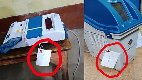 EC responds to Mamata TMC allegation of BJP tag on EVMs