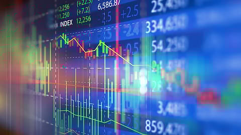 Stock market review, gold price