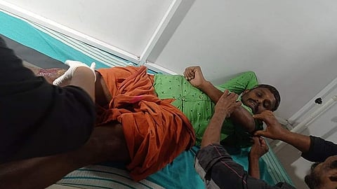 നേര്യമംഗലത്ത് കാട്ടാനയുടെ മുന്നിൽപ്പെട്ട യുവാവിന് പരിക്ക്