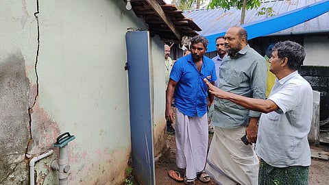 p rajeev visit Furnace explosion houses