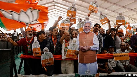 BJP leading on 6 out of 7 seats in Delhi