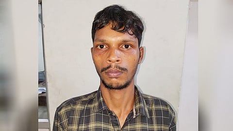 A native of Odisha was arrested in Perumbavoor with two and a half kilos of ganja