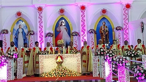 കുഴിക്കാട്ടുശ്ശേരിയിൽ വിശുദ്ധ മറിയം ത്രേസ്യയുടെ തിരുനാൾ ആഘോഷം