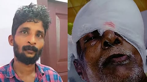 grandson hacked grandfather thrissur crime
