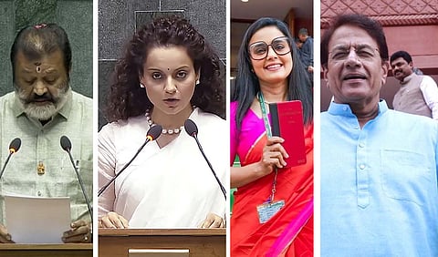 സുരേഷ് ഗോപി, കങ്കണ റണാവത്ത്, മഹുവ മൊയ്ത്ര, അരുൺ ഗോവിൽ