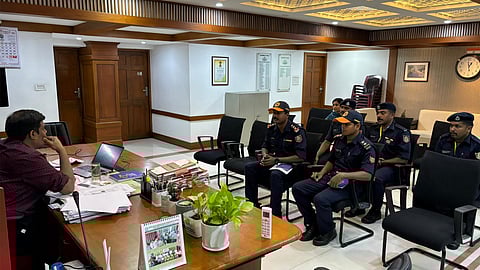 heavy rain ndrf team at kochi