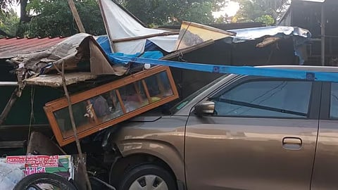 car accident one death at thrissur