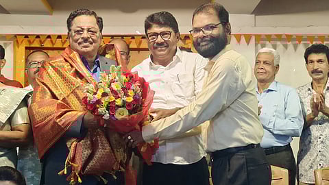 ymca honored dr oommen david member of loka kerala sabha