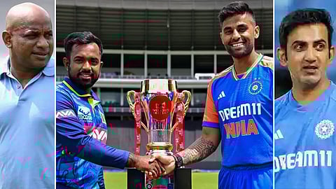 Sanath Jayasuriya, Charith Asalanka, Suryakumar Yadav, Gautam Gambhir