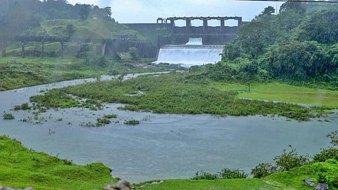 heavy rain banasura dam shutter open