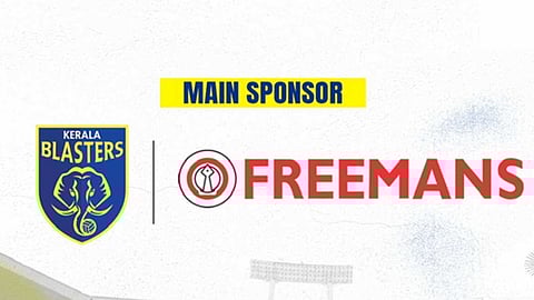freemans measuring tools as the main sponsor of kerala blasters