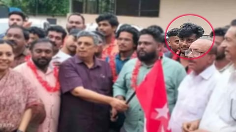 yadukrishna ganja excise report rejects cpm