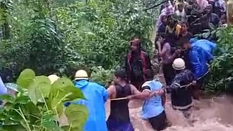 Heavy rains: 50 trapped in Goa waterfall rescued and operation underway for 30 peoples
