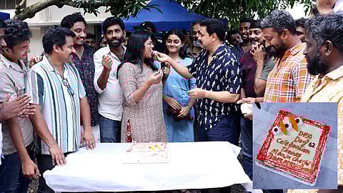 ദിലീപ് ചിത്രം D-150യുടെ ഷൂട്ടിങ്ങിന്റെ  65ാം ദിനം ആഘോഷമാക്കി അണിയറപ്രവർത്തകർ