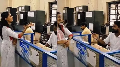 Filming Reels inside Government Office Municipal secretary's notice to officials