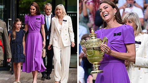 വിംബിൾഡണിൽ തിളങ്ങി കേറ്റ് മിഡിൽറ്റൺ ; കീമോതെറാപ്പിക്കിടെയുള്ള രണ്ടാമത്തെ പൊതുപരിപാടി