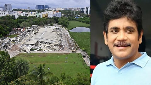 Actor Nagarjuna's convention center demolished