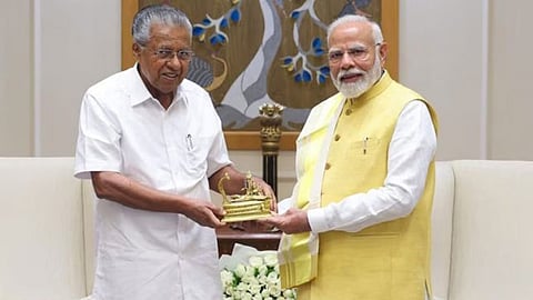cm pinarayi vijayan meets pm modi