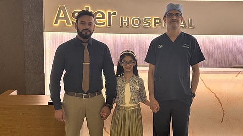 sharjah aster hospital doctors save malayali girl