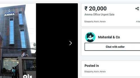 Amma's office, a star organization, is up for sale on OLX