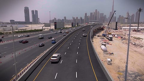 Dubai; Two new bridges were opened on Al Khail Road