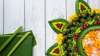 Traditional Onam flowers