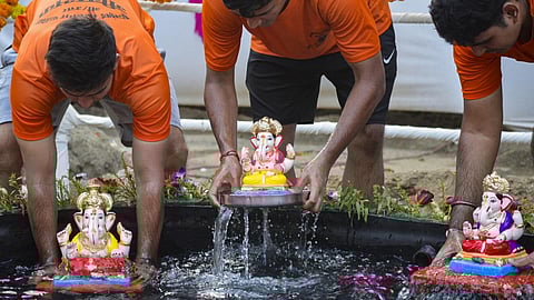 Over 62,000 idols immersed in Mumbai on second day of Ganesh festival
