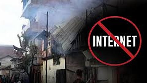 manipur internet shutdown extended amidst violence