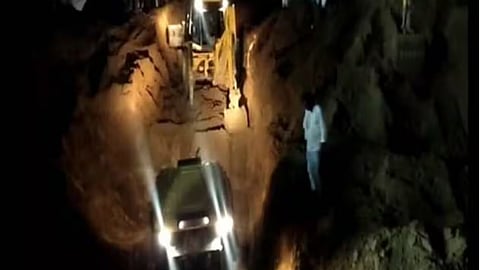 A two-and-a-half-year-old girl who fell into a tubewell was rescued karnataka