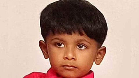 four year old boy dies when cement pillar fell while swinging