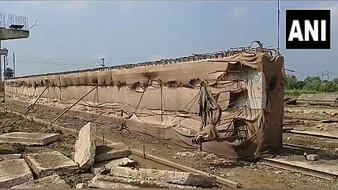 bridge under construction collapsed in Bihar