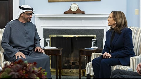 UAE President met with Kamala Harris