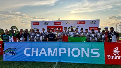 Hat-trick title for UAE in Asia Rugby Under-18 Sevens Championship