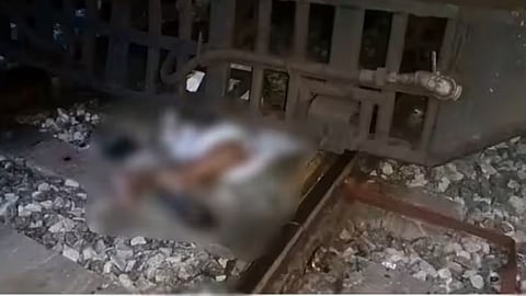 The loco pilot miraculously saved the man who fell in front of the train