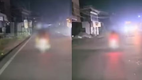 Young man goes naked on a bike in Kochi; Police have started an investigation