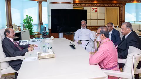 Bishop Dr. Sabu Koshi Cherian Met MA Yusuf Ali