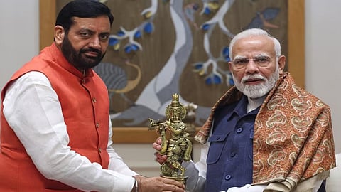 Saini in Delhi; It is reported that the swearing-in is on the 12th