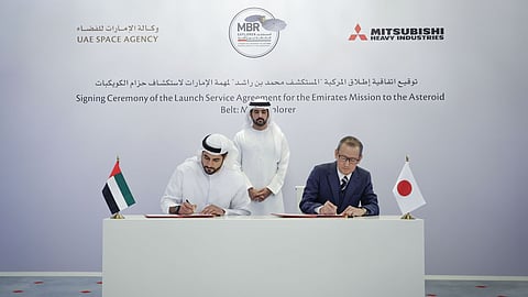 agreement between uae space agency and mitsubishi