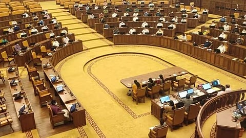 kerala assembly review; opposition alleges recruitment ban in state