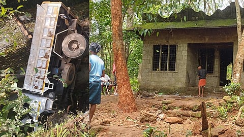 Tipperlory fell back on the house; A huge disaster was avoided due to lack of people