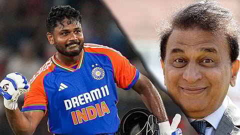 Sanju Samson, Sunil Gavaskar സഞ്ജു സാംസൺ, സുനിൽ ഗവാസ്കർ