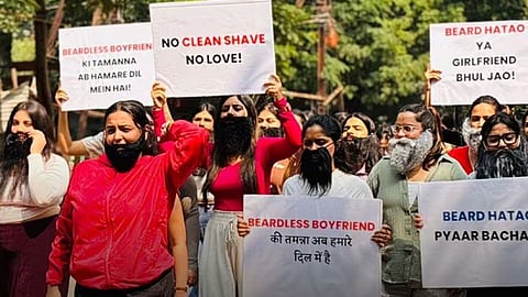 college students demands clean shaved boyfriend