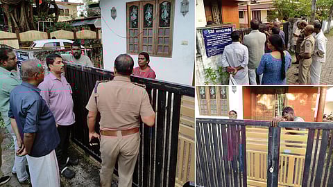 sbi bank attached house kalamassery family crisis